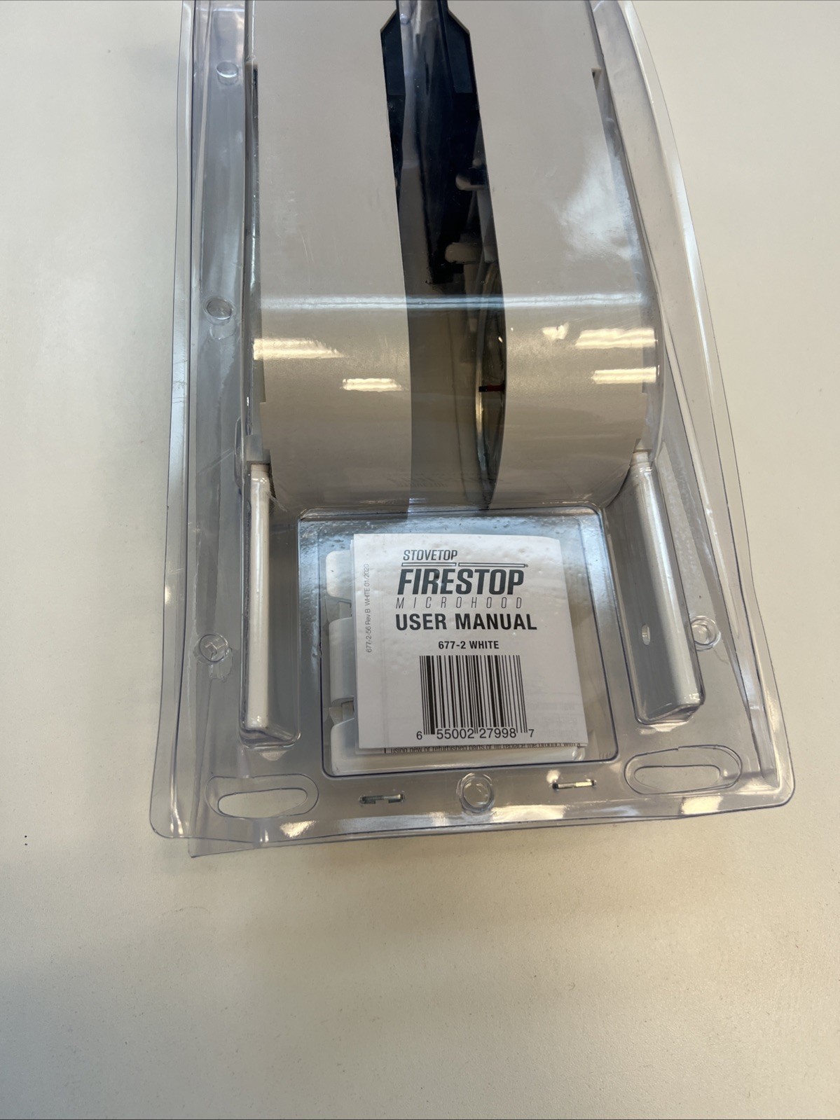 StoveTop FireStop Microhood 677-2 White Automatic Fire Extinguisher New Sealed