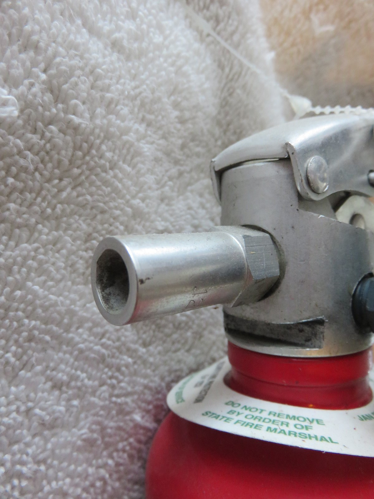 🔥🧯(1) OEM FIRE EXTINGUISHER REPLACEMENT NOZZLE ABC/BC..used🔥🧯
