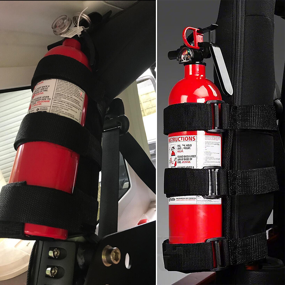 Roll Bar Fire Extinguisher Mount Holder For 1976-2021 Jeep Wrangler LJ YJ CJ USA
