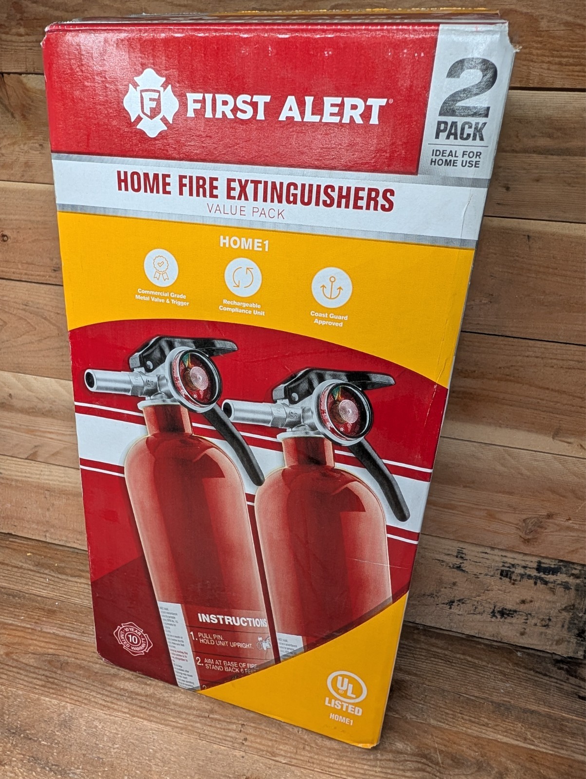 First Alert Home Fire Extinguishers 2 Pack – TOP QUALITY FIRE EXTINGUISHERS NEW