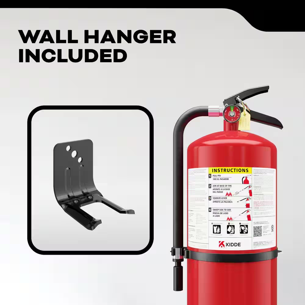 Pro plus Rechargeable 6-A:120-B:C Class ABC 20 Lb. Fire Extinguisher 21033506