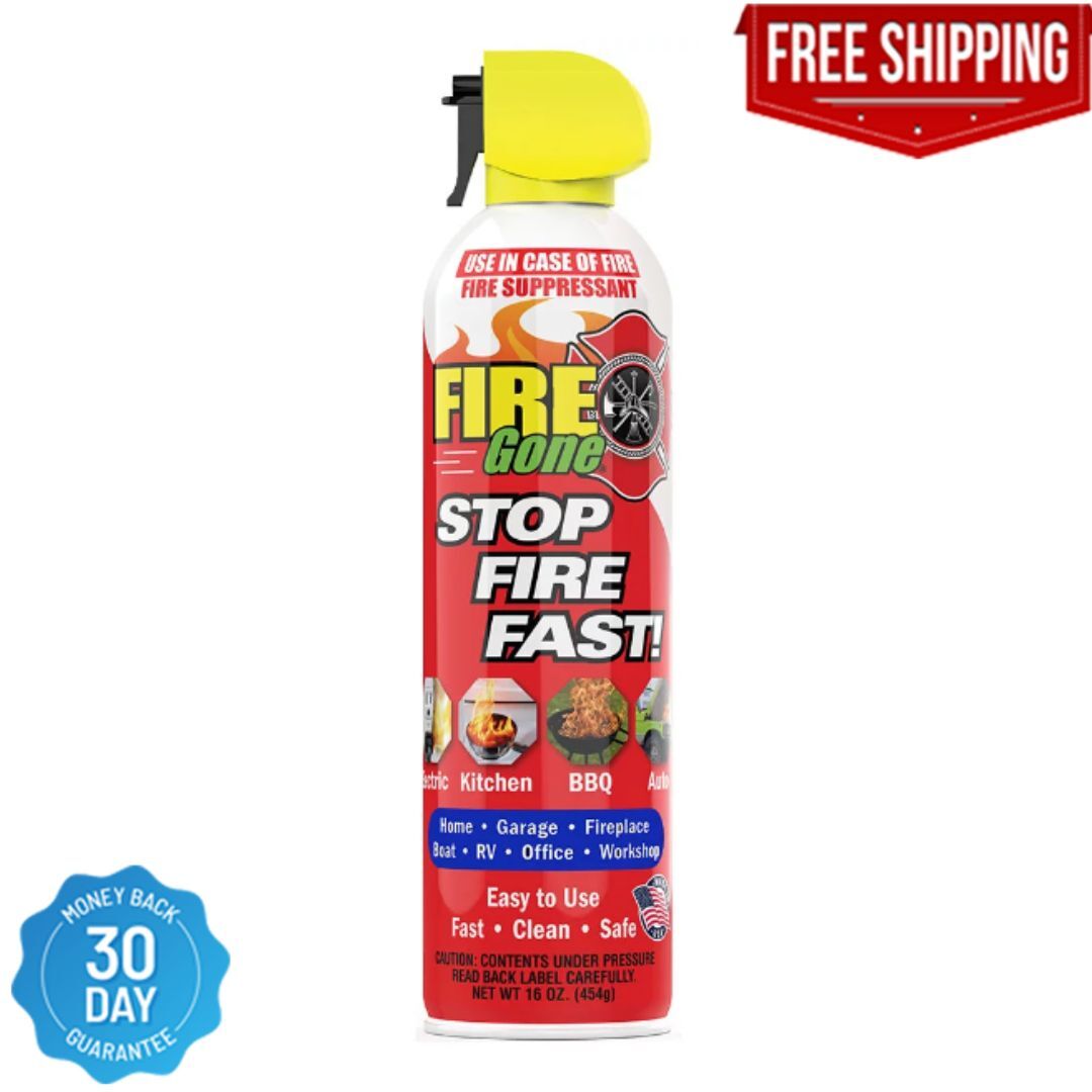 16 Oz. A:B:C Multiple Use Fire Extinguisher Spray Suppressant