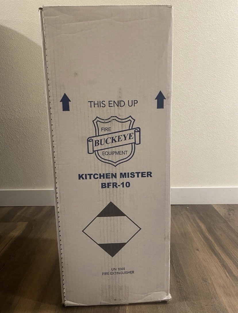 New BFR-10 Buckeye Fire Extinguisher Kitchen Mister System 10 Flow Point bfr