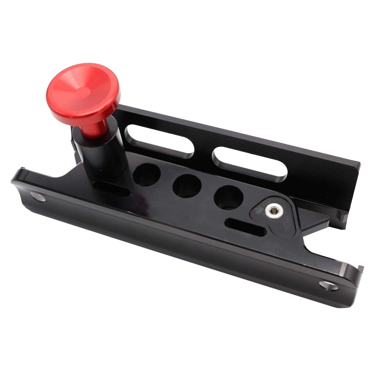 Quick Release Adjustable Aluminum Roll Bar Fire Extinguisher Holder Black