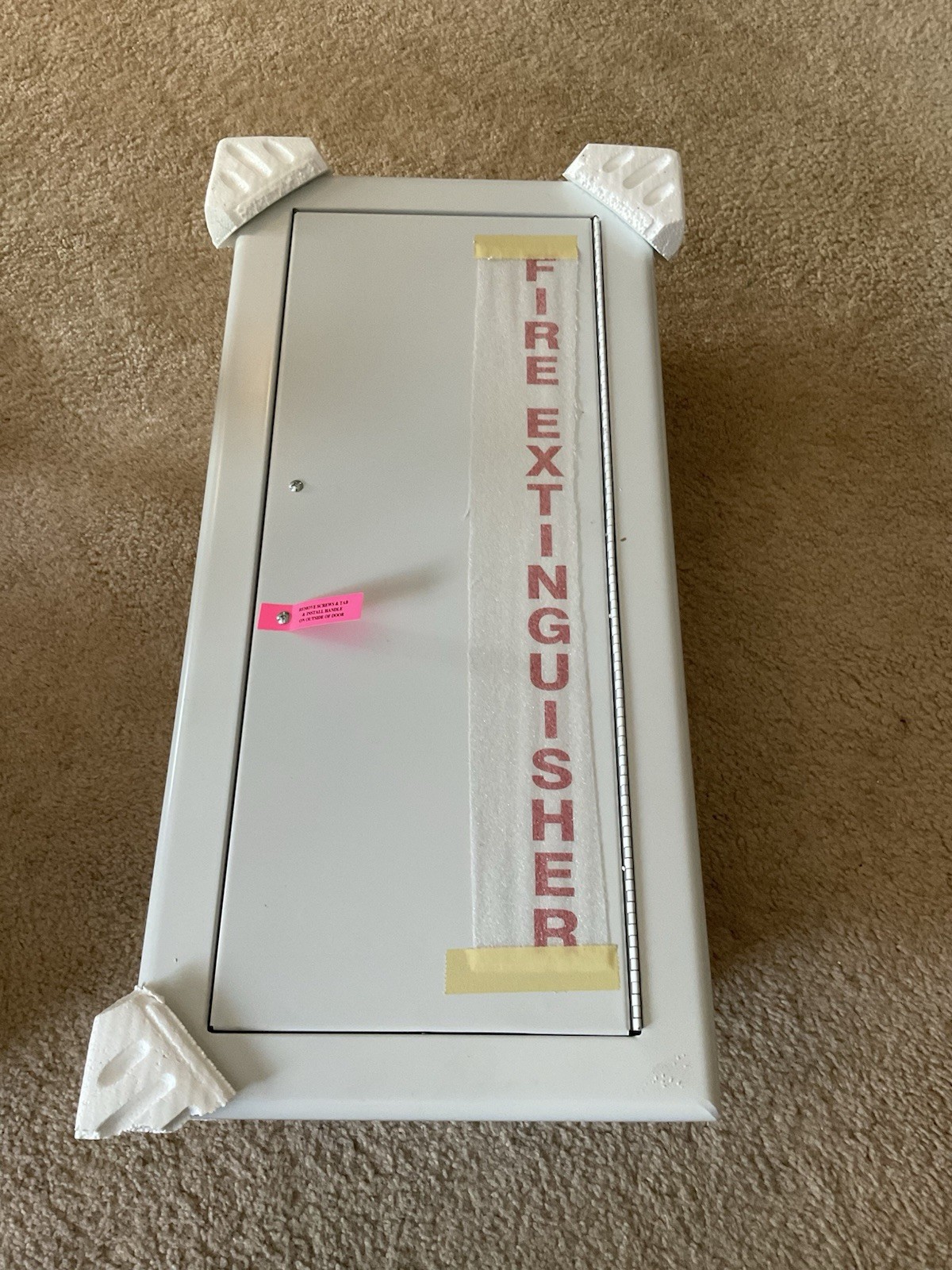 Larsen’s Semi-Recessed 2 1/2 Fire Extinguisher Cabinet Mp5-10 Model 2409-6R-SD