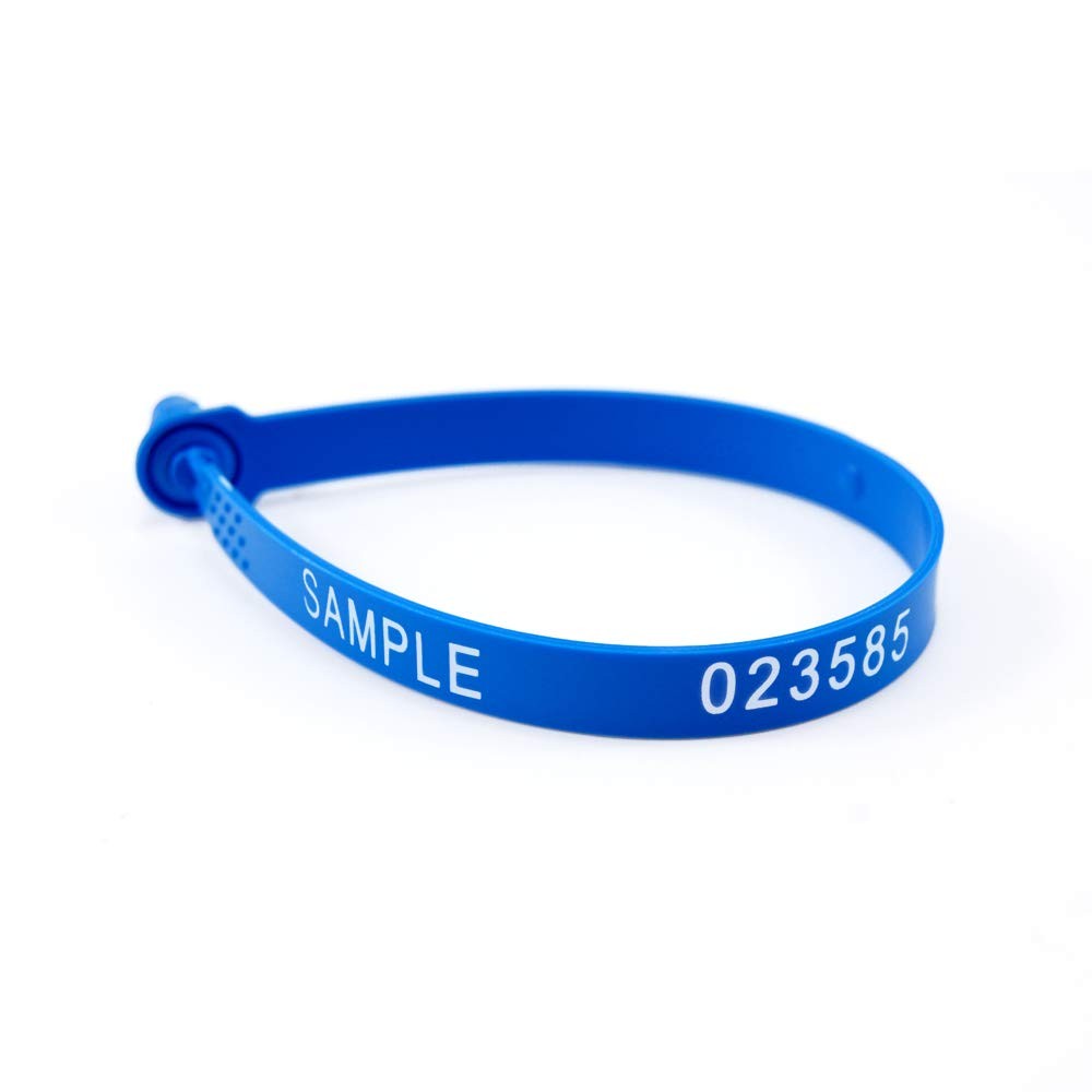 100 Tamper Proof Seals High Security Shipping Tags Numbered Security Seals Bl…
