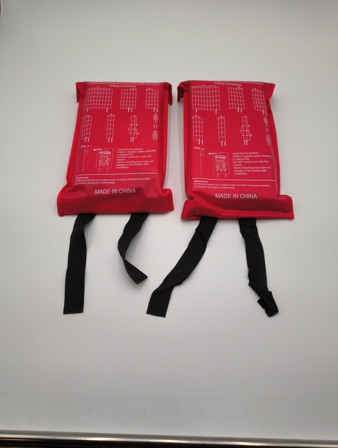 Fire Blanket High Heat Resistant Fire Safety Blanket 1x1m 2 pack