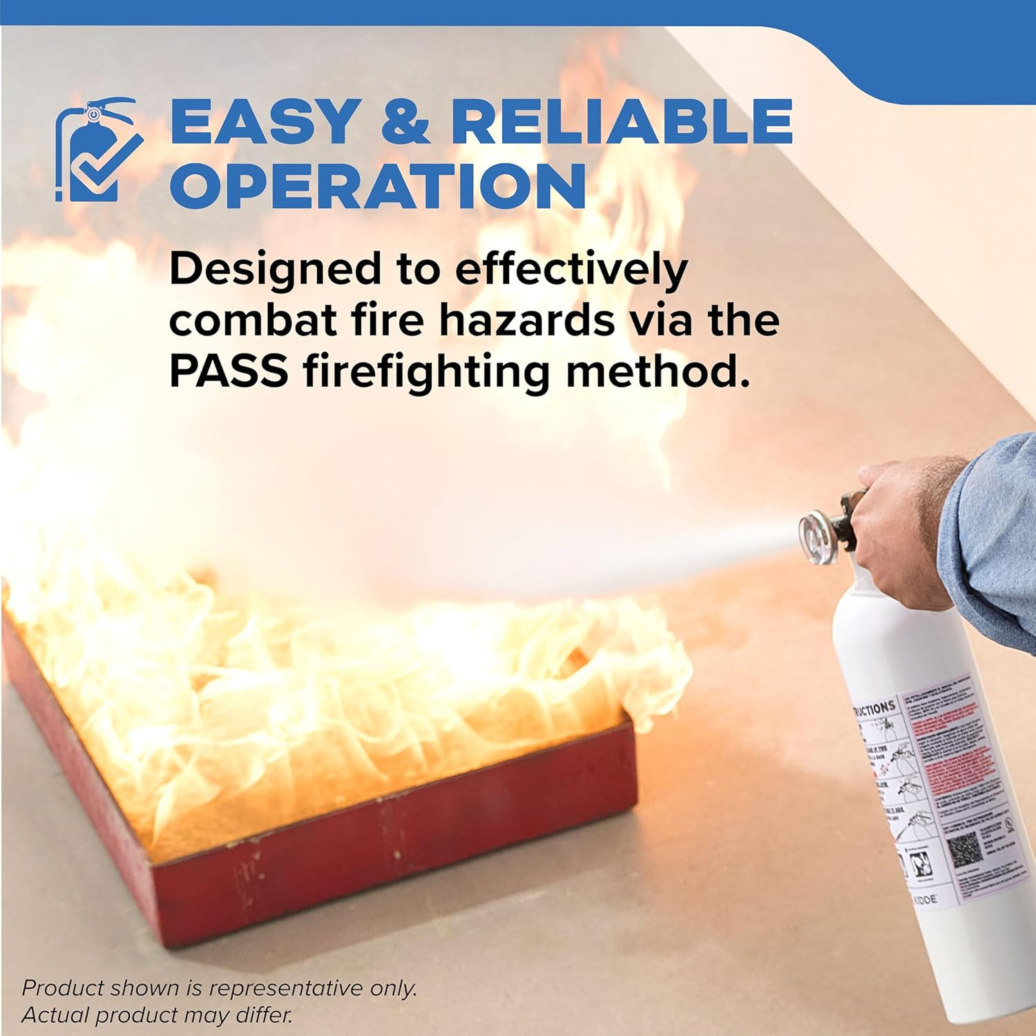 Fire Extinguisher for Boats, Single-Use 1A10BC