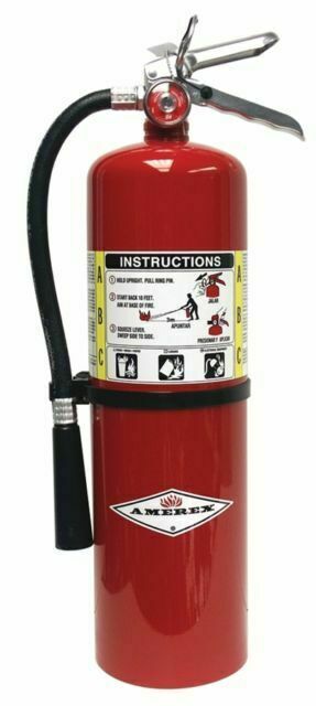 Amerex B456 10lbs ABC Dry Chemical Fire Extinguisher with Bracket