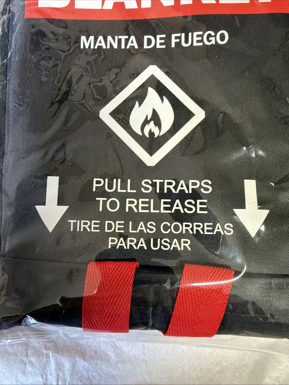 1 – Emergency Fire Blanket 40×40” Fireman Commercial Road Grade Never Expires