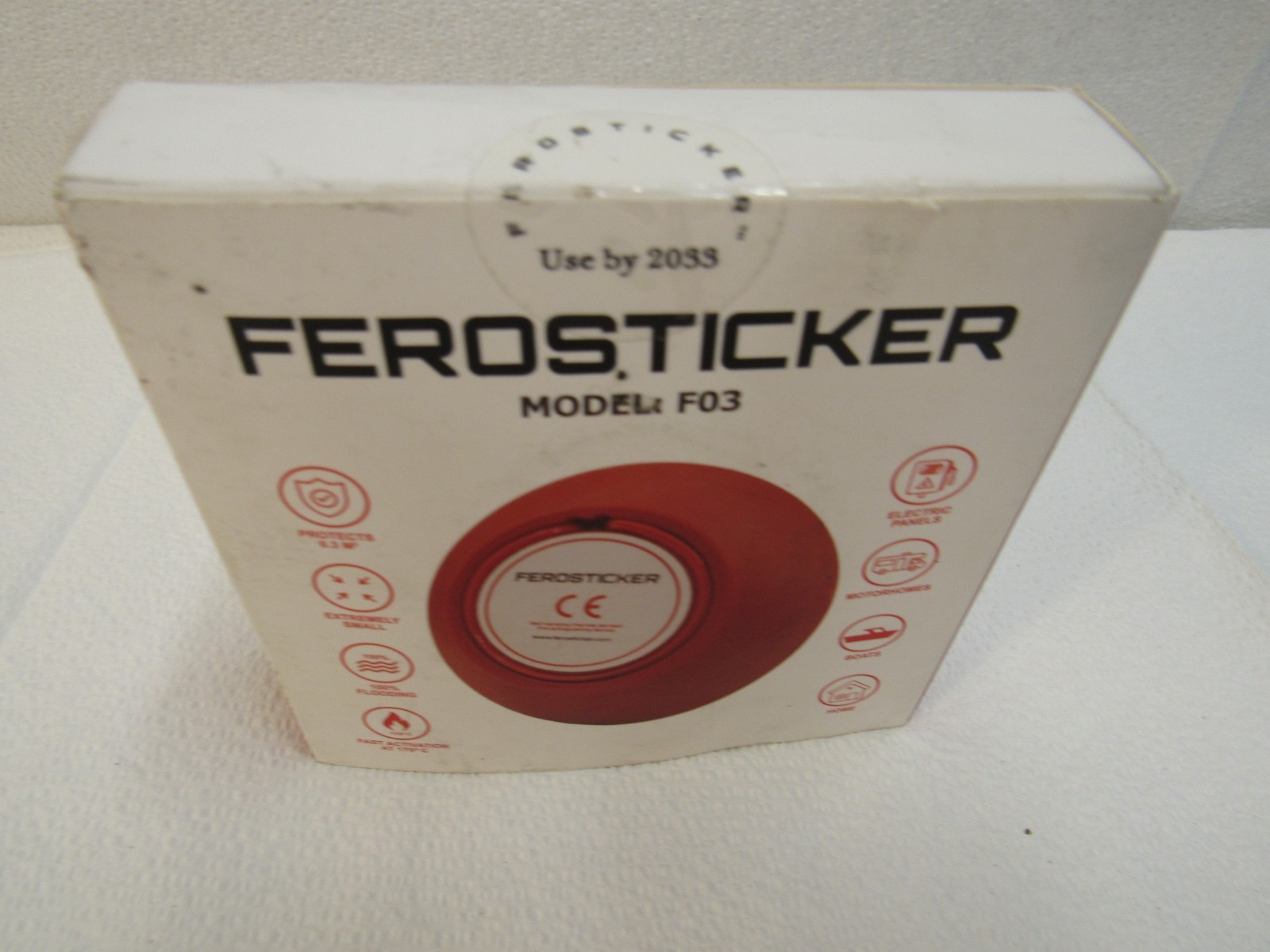 FEROSTICKER Small Automatic Fire Extinguisher for Electric Boxes Model F03