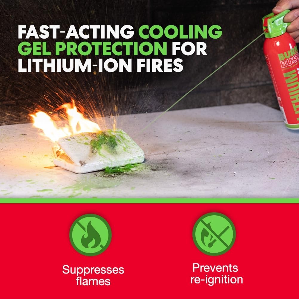 Fire Extinguishing Gel for Batteries – Non-Toxic, Eco-Friendly, 14oz Canister