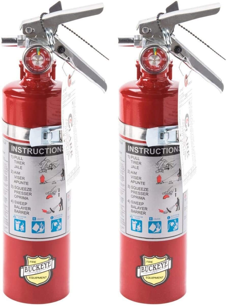 ✅🔥🧯2-NEW BUCKEYE 2 ½ ” lb. 2023 CERT FIRE EXTINGUISHER VEHICLE BRACKET🔥🧯