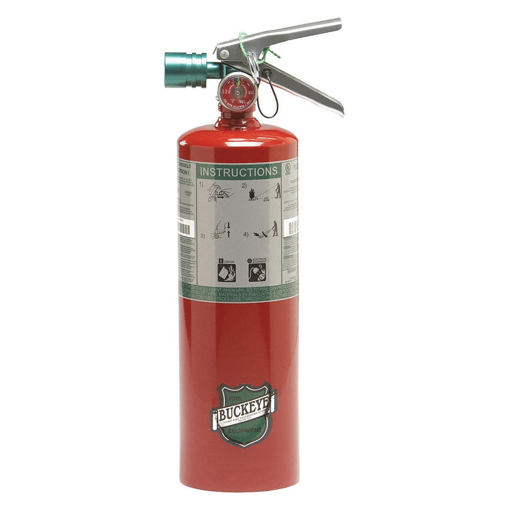 BUCKEYE 70510 Fire Extinguisher,Steel,Red,BC 35WT20