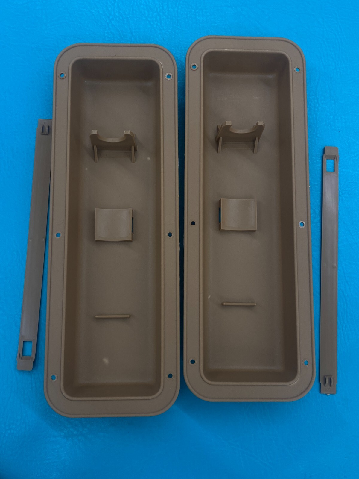 2 – 2lb Fire Extinguisher Wall Mount Pocket Bracket Holder Hanger Boat Rv Brown