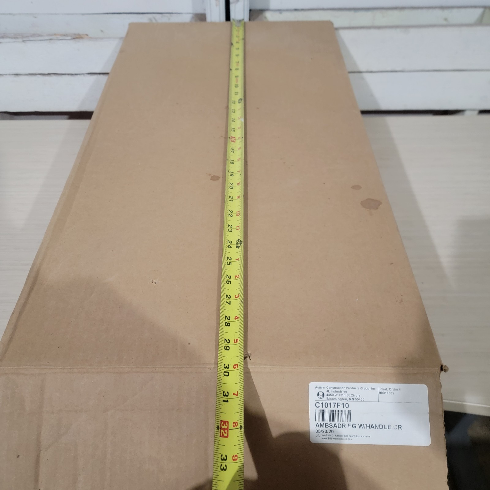 Potter Roemer 9700 Series Fire Extinguisher Cabinet Break Glass 28” White