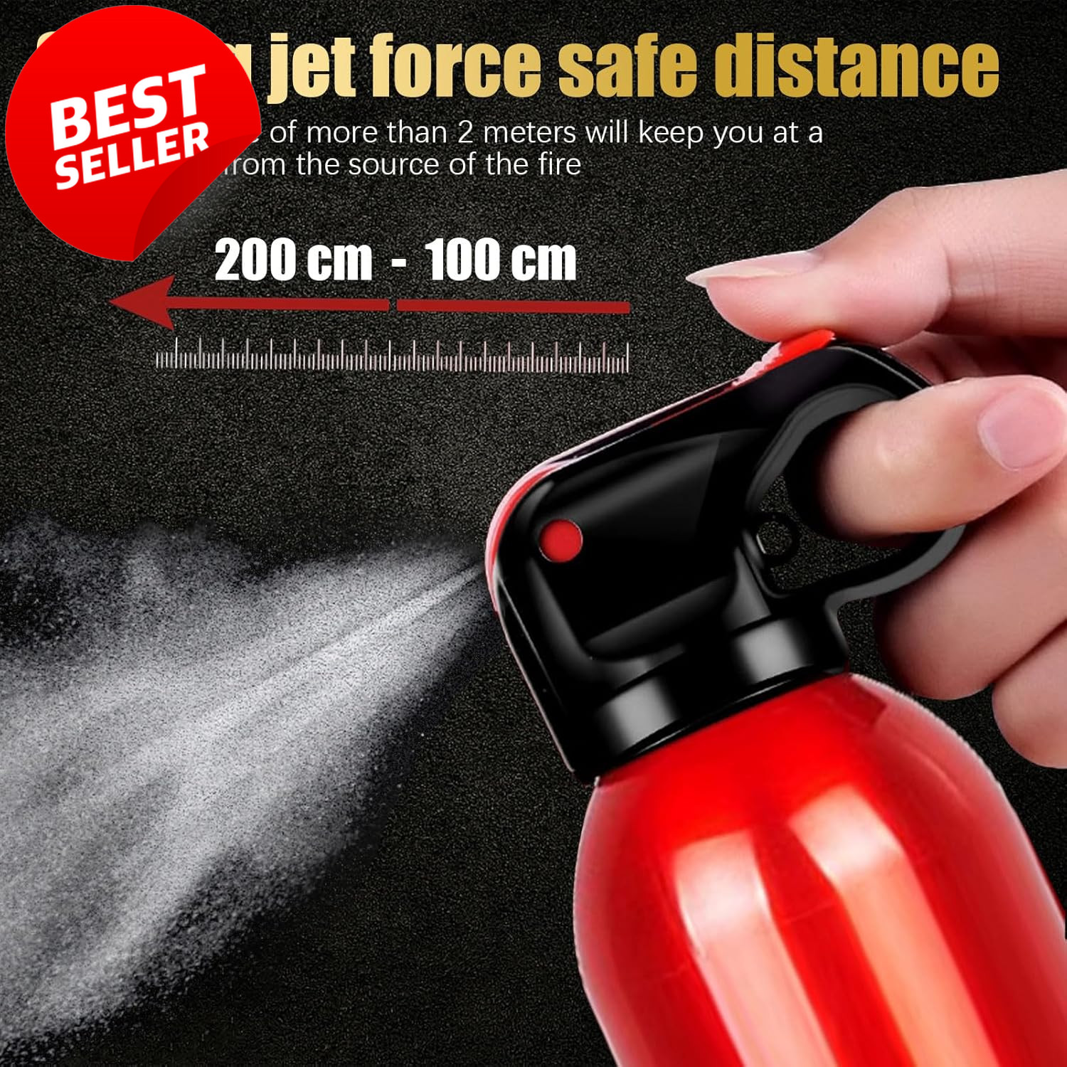 4in1 Portable Fire Extinguisher Home Car Kitchen – US
