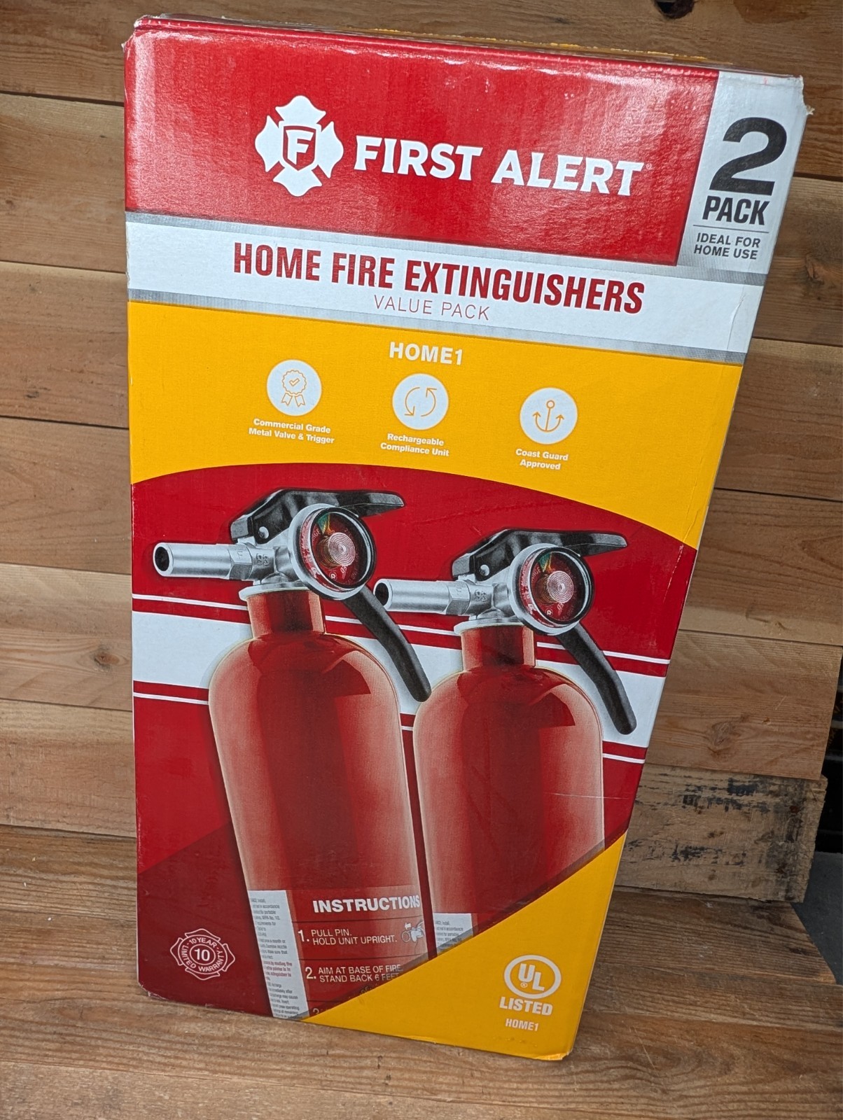 First Alert Home Fire Extinguishers 2 Pack – TOP QUALITY FIRE EXTINGUISHERS NEW