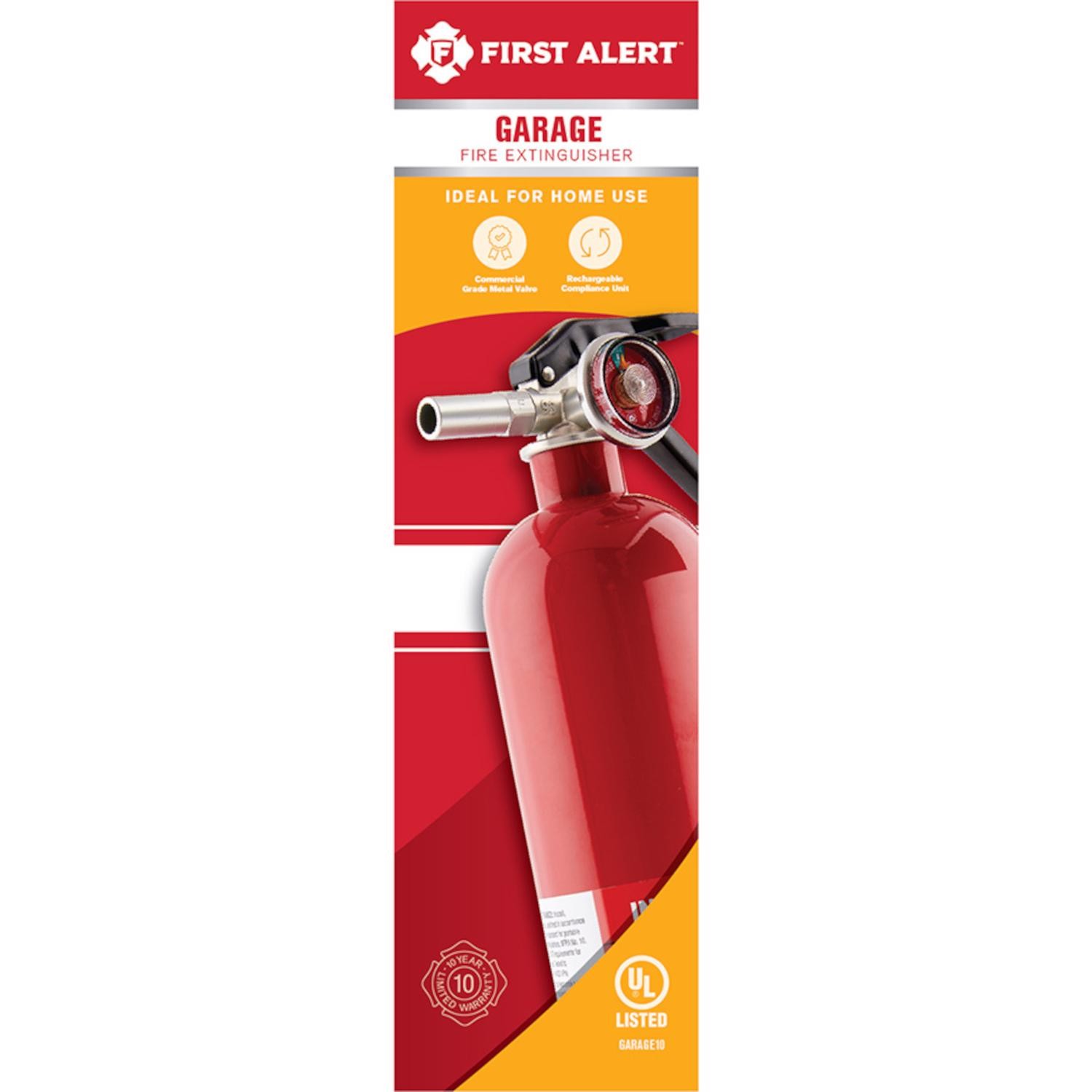 First Alert 2-3/4 Lb. Fire Extinguisher For Garage (Pack Of 4)