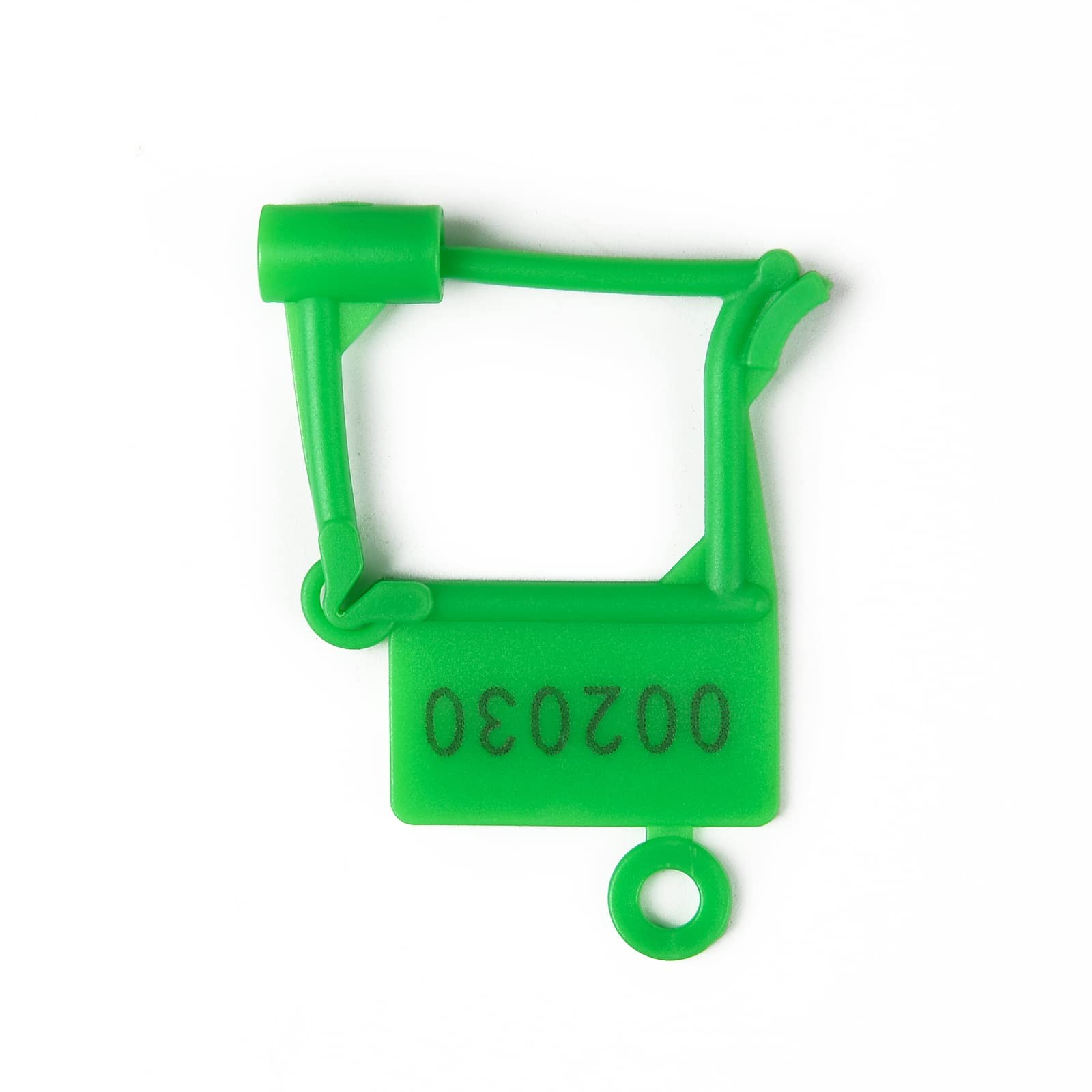 1000pcs Plastic Padlock Seals Tags Disposable Self-Locking Numbered Tag Tampe…