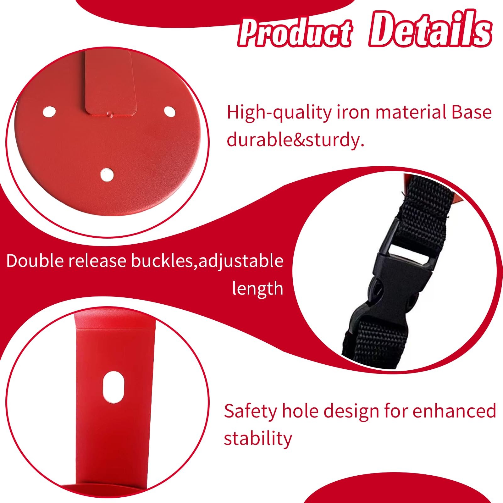 Wall Mounted Fire Extinguisher Mount Bracket For 5 Pound Home Car RV Truck