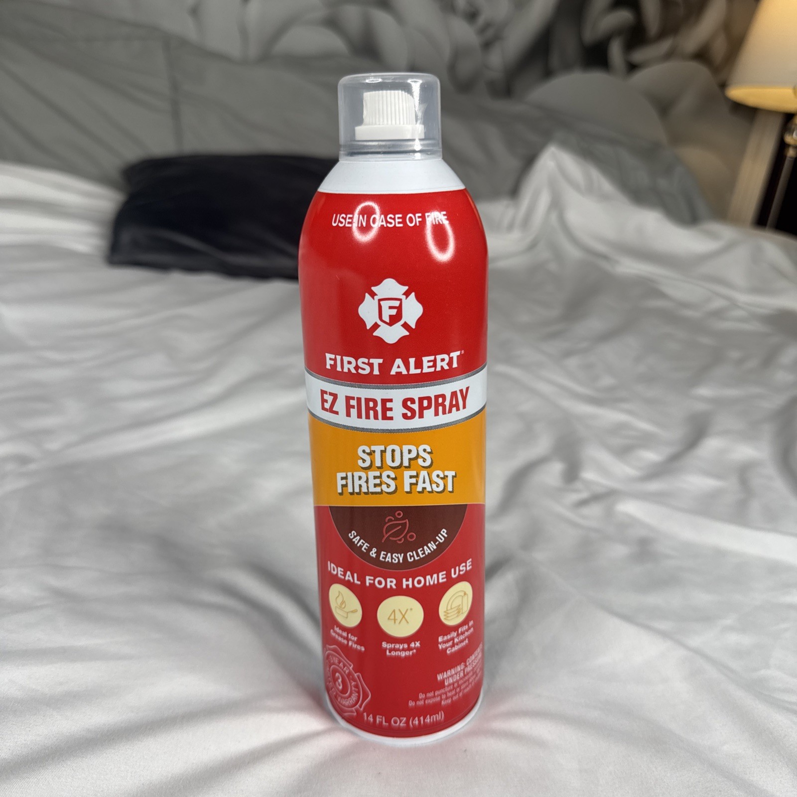 Fire Extinguisher EZ Fire Spray Stops Fires Fast Safe & Easy Clean-up 14 fl oz