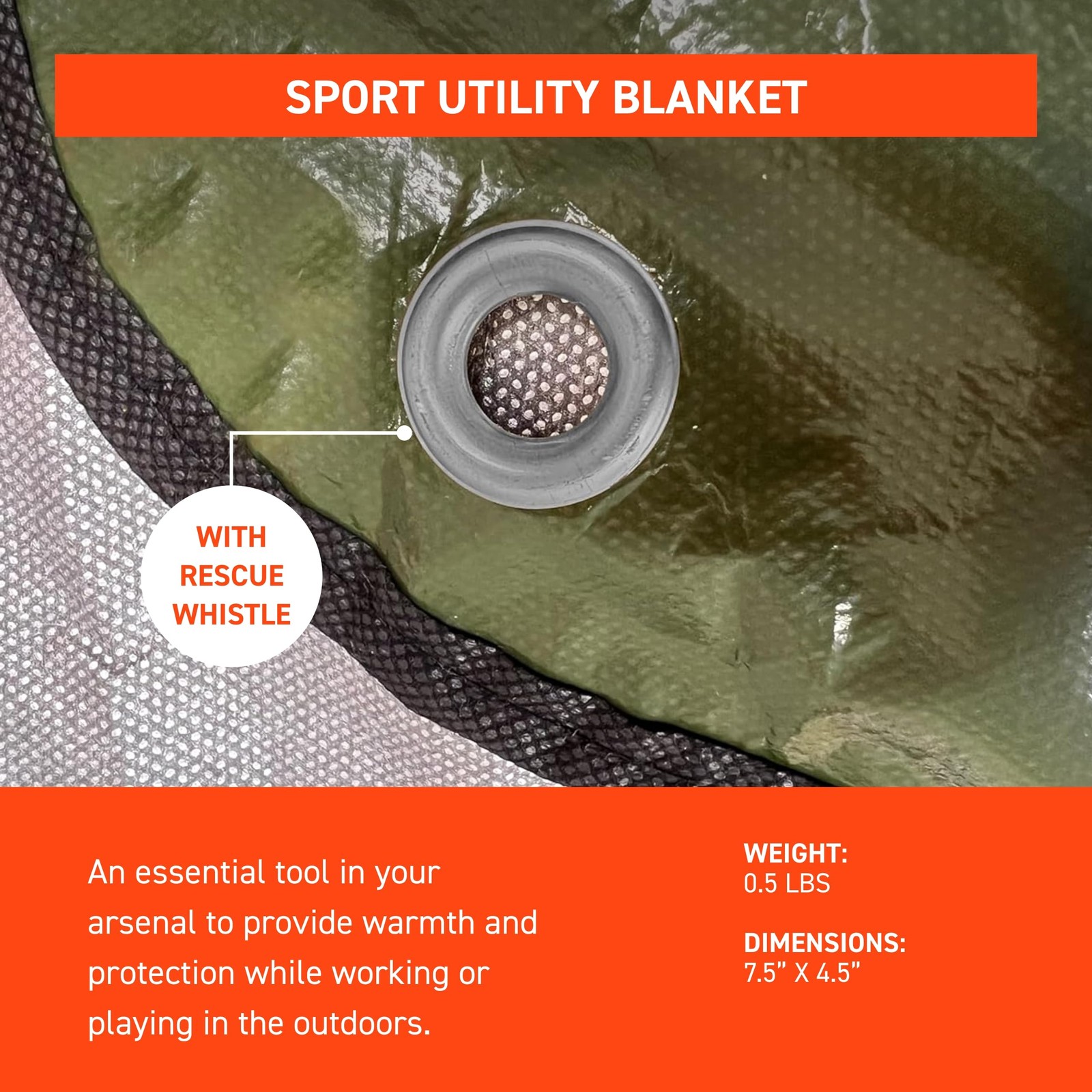 S.O.L. Survive Outdoors Longer SOL Sport Utility Blanket – Green