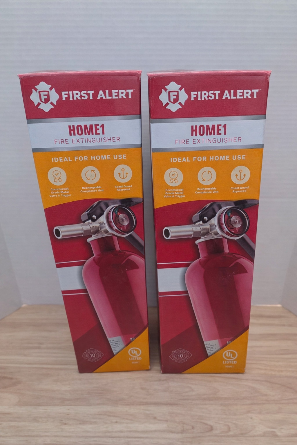 First Alert HOME1 Fire Extinguisher Lot of 2 UL Rated 1A10BC Rechargeable