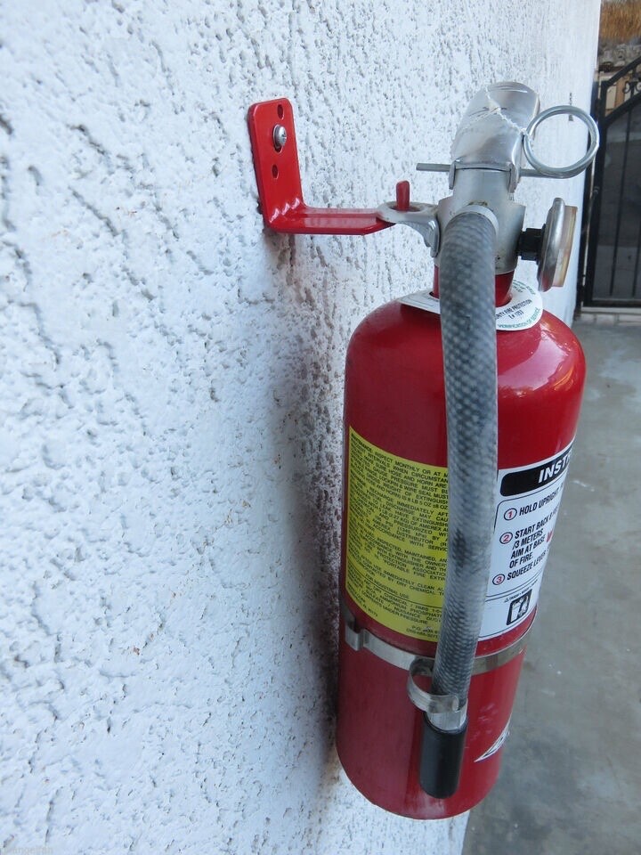 25 -UNIVERSAL WALL HOOK-BRACKETS-HANGER for 10,15 or 20 lb. Fire Extinguisher