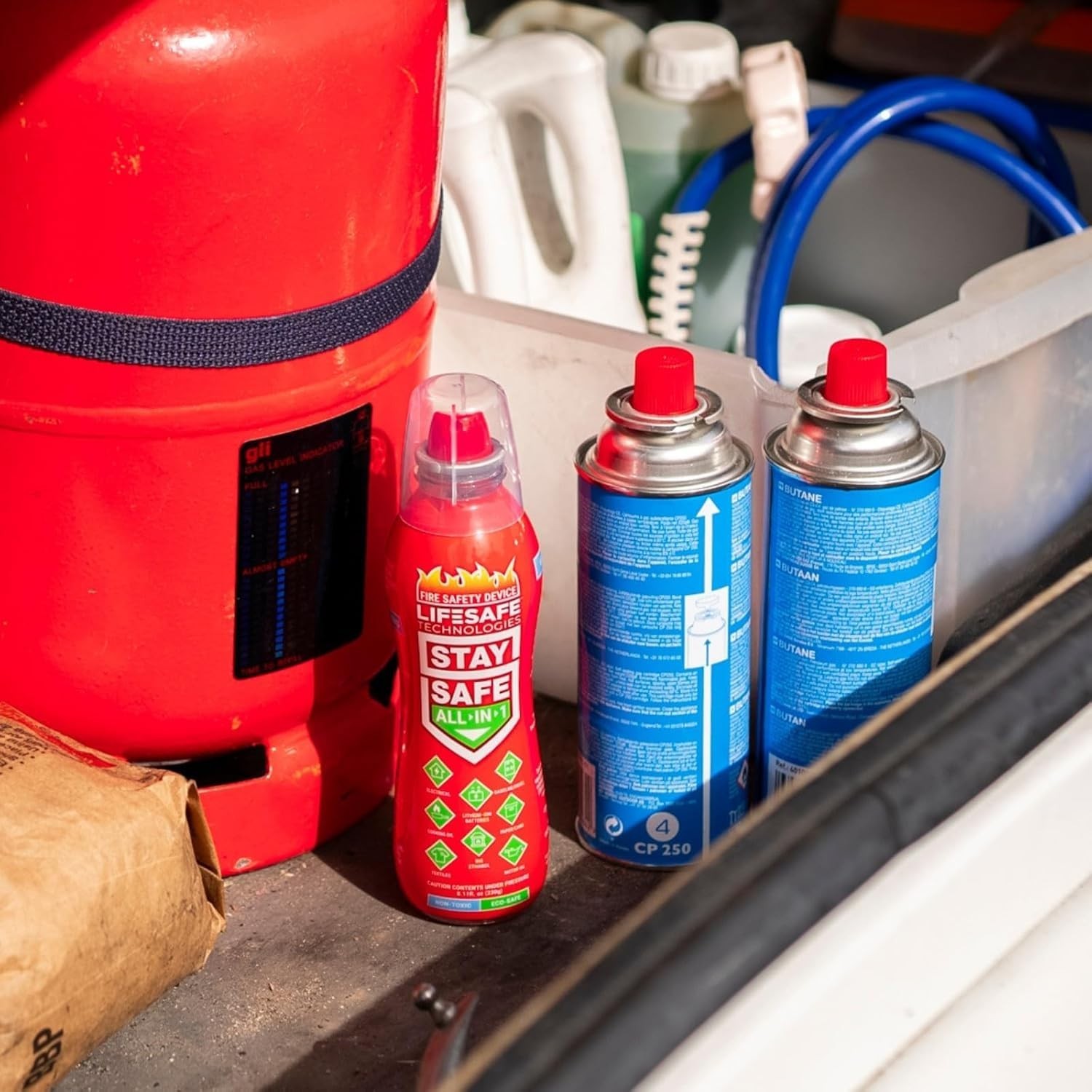 All-in-1 Portable Fire Extinguishing Spray | Compact Non-Toxic Fire Spray for Ho