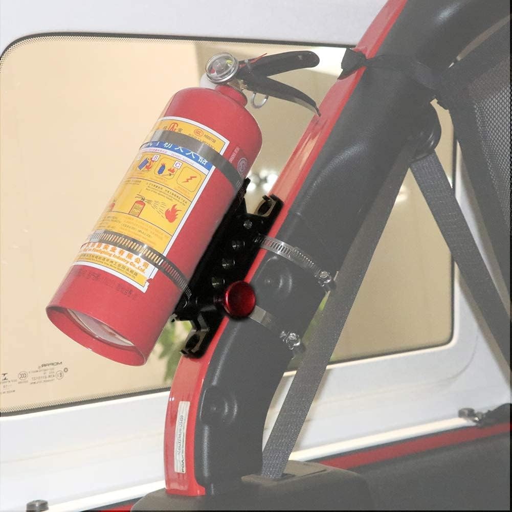Adjustable Car Fire Extinguisher Holder Mount Bracket For Jeep Wrangler Yamaha