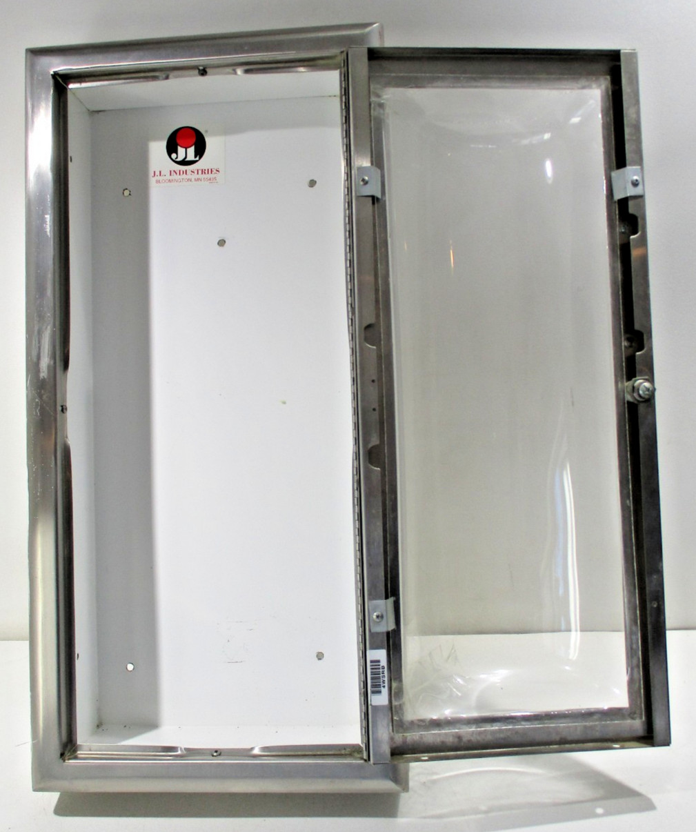 JL Industries Wall-Mounted Commercial Fire Extinguisher Cabinet Stainless