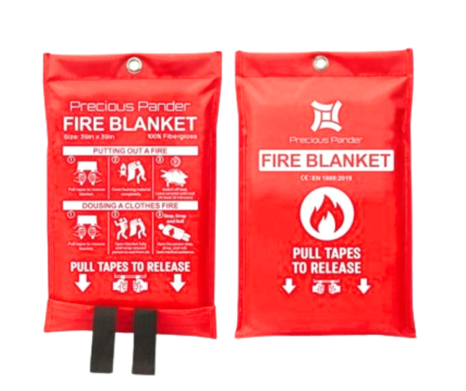 High Quality Emergency Fire Blanket for Home, Kitchen Car -2 Pack 40″x40″