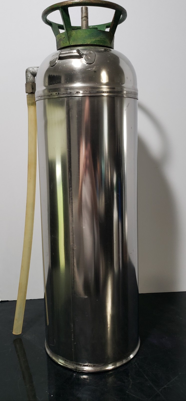 Vintage Fyr-Fyter Stainless Steel Fire Extinguisher Empty