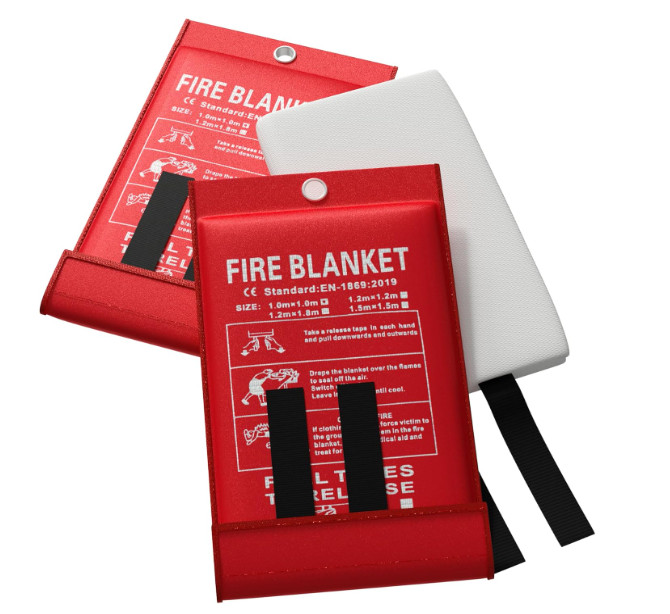 Emergency Fire Blanket for Home and Kitchen REUSABLE -New Desing NO IRRITATION