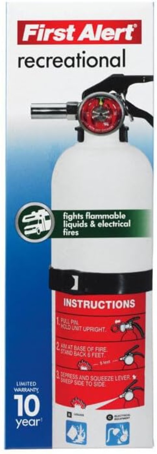 Rechargeable Fire Extinguisher, Corrosion-Resistant – Perfect for Travel Safety