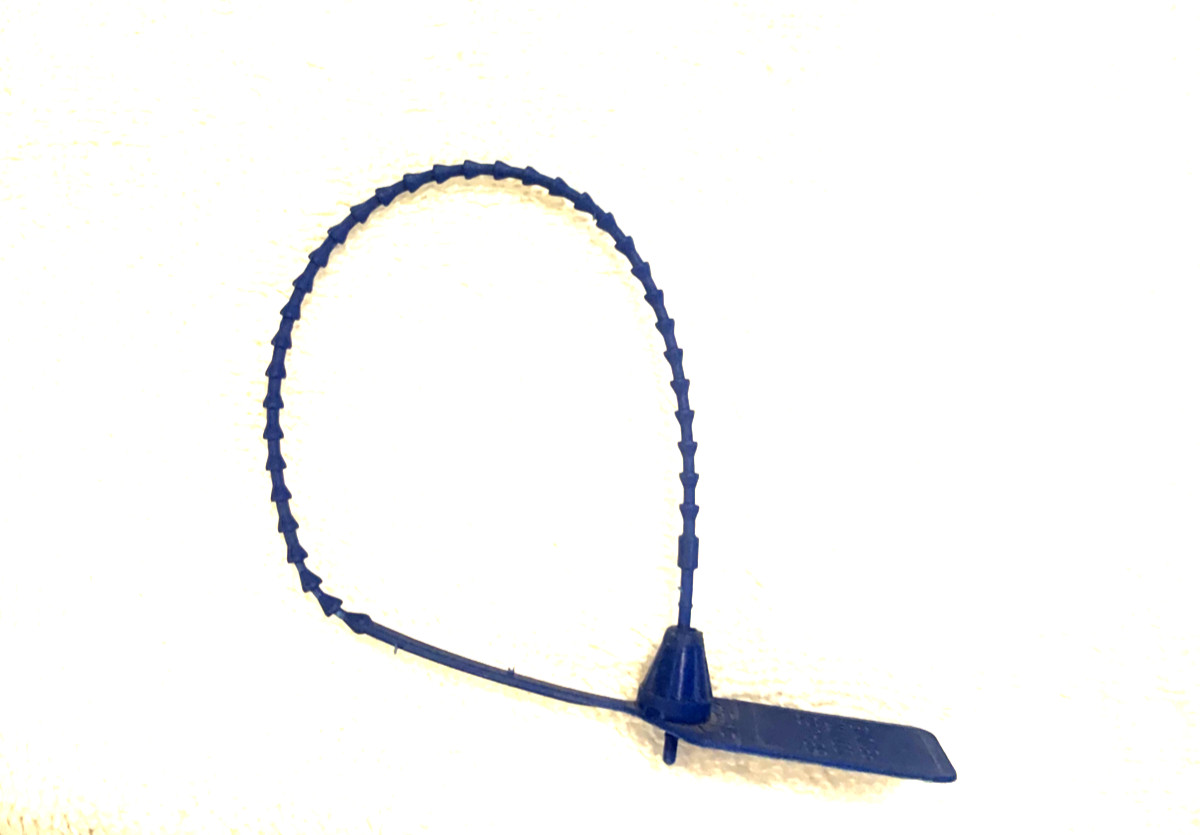 NEW 200 FIRE EXTINGUISHER TAMPER PROOF “FLAG” SAFETY SEALS (BLUE) U.L. APPROVED