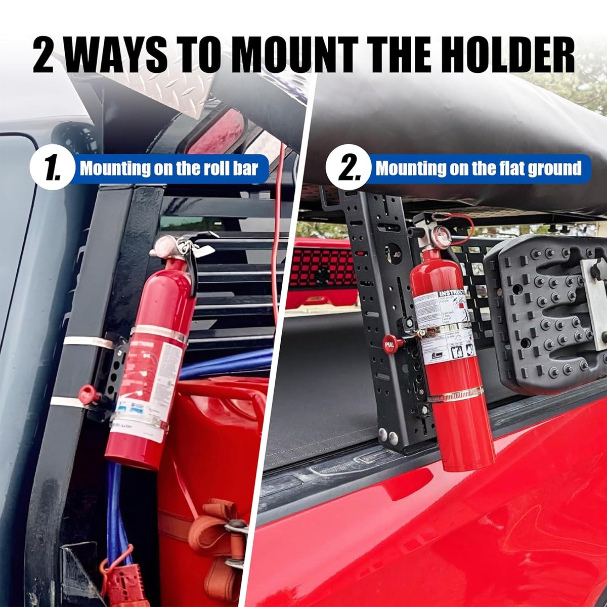 Car Fire Extinguisher Holder Mount Bracket Quick Release For Jeep Wrangler TJ JK