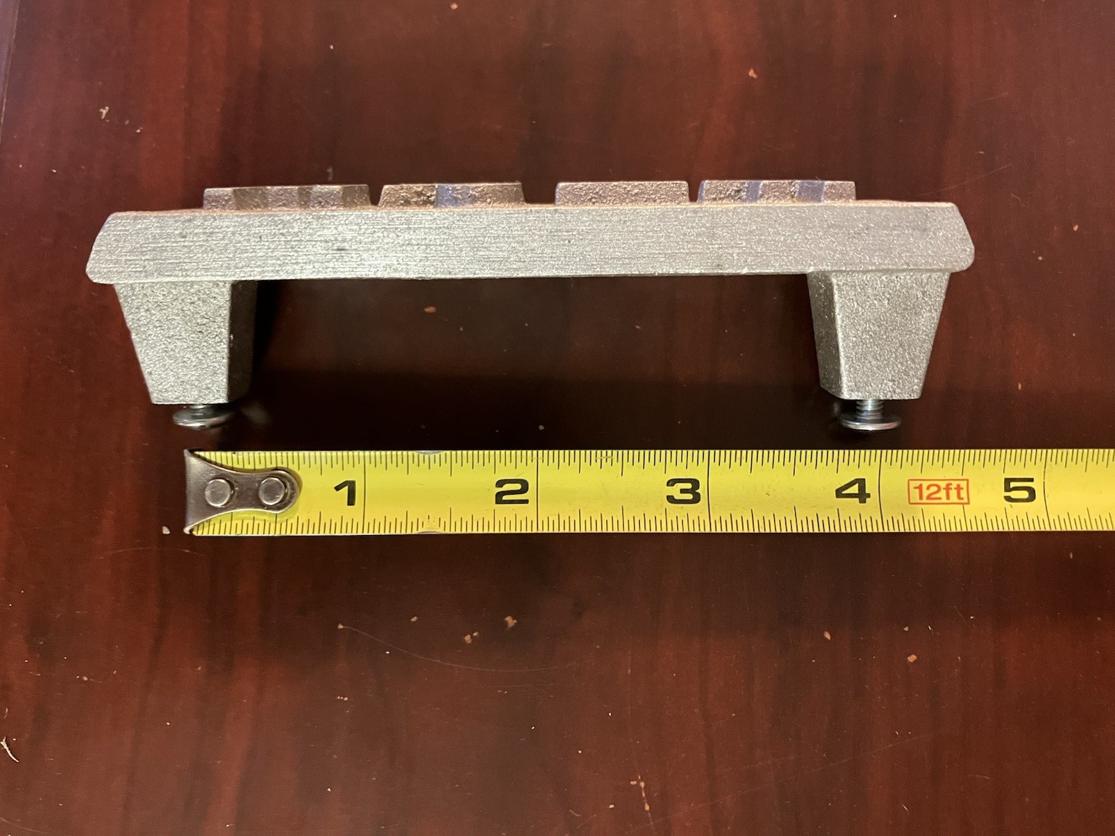 JL Futra Surface Mount Cast Aluminum FIRE Box Handle – 4″ Center Screw Holes