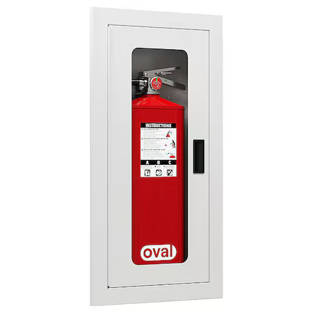 Oval Crst-010100 Fire Extinguisher Cabinet, 31.125″ O.H