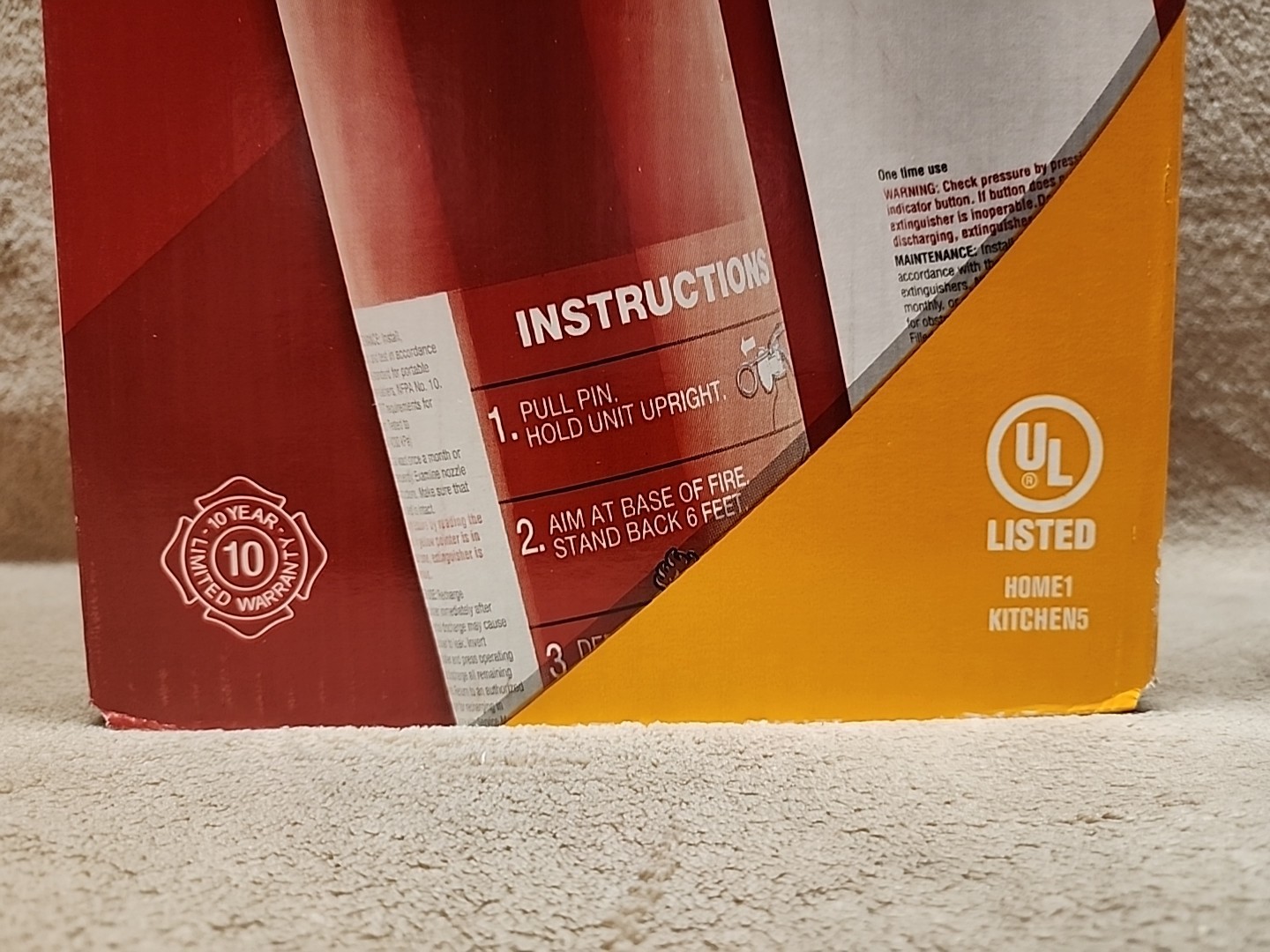 2 Pack First Alert home fire extinguishers. 1 Home / 1 Kitchen