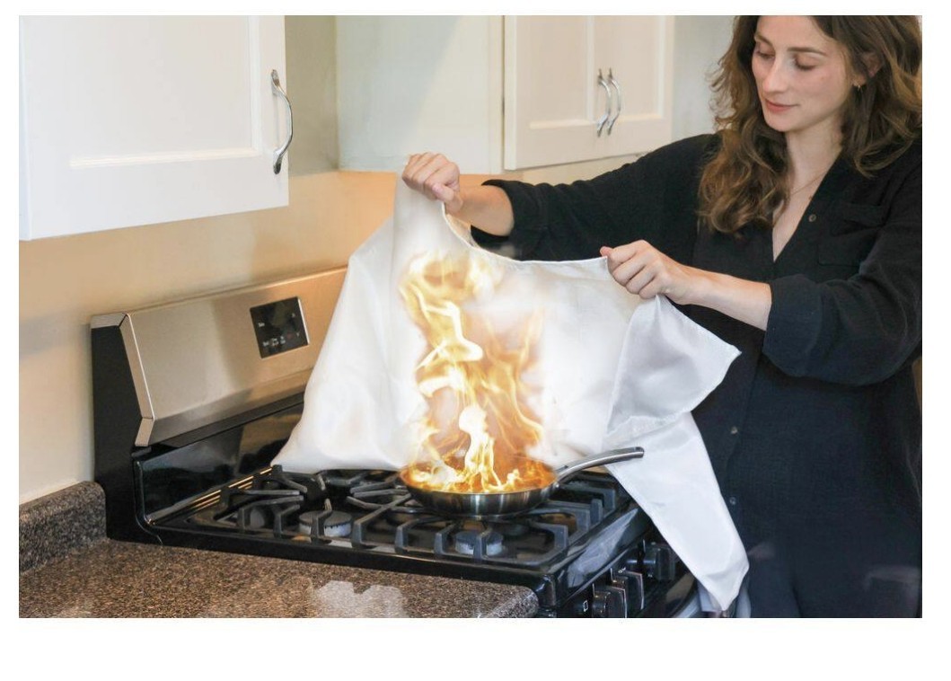 40 in. x 40 in. Fire Extinguisher Blanket with Storage Bag by Premium Defense