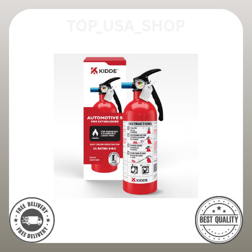 Kidde Auto Fire Extinguisher, UL Rated 5-B:C, Model KD61-5BC