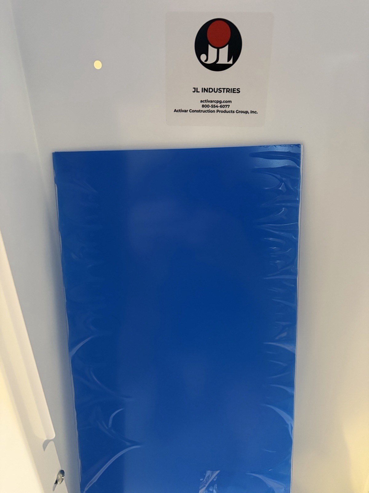 JL Industries C1013F10 Surface Mount Fire Extinguisher Cabinet White Dent