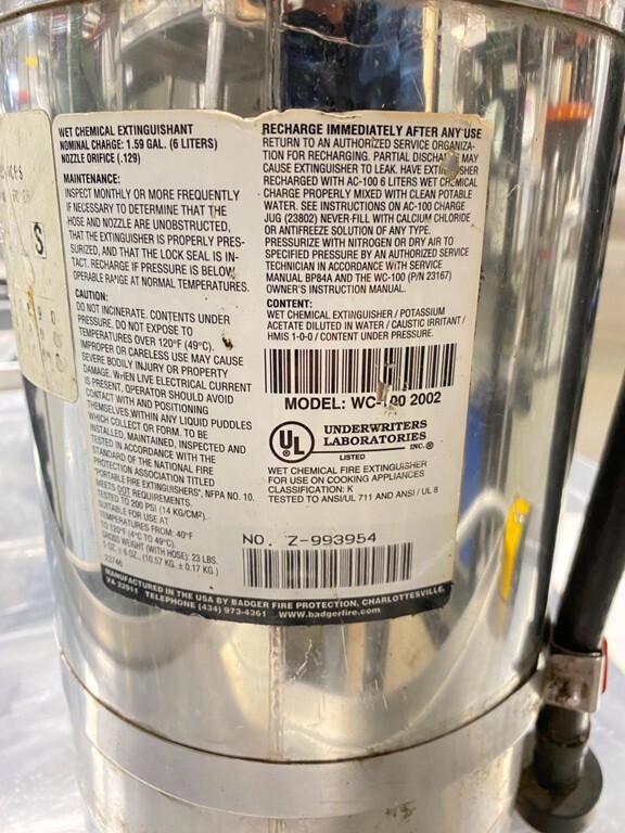 Ansul/ Badger Chemical Fire Extinguisher/ Rechargeable (#2)