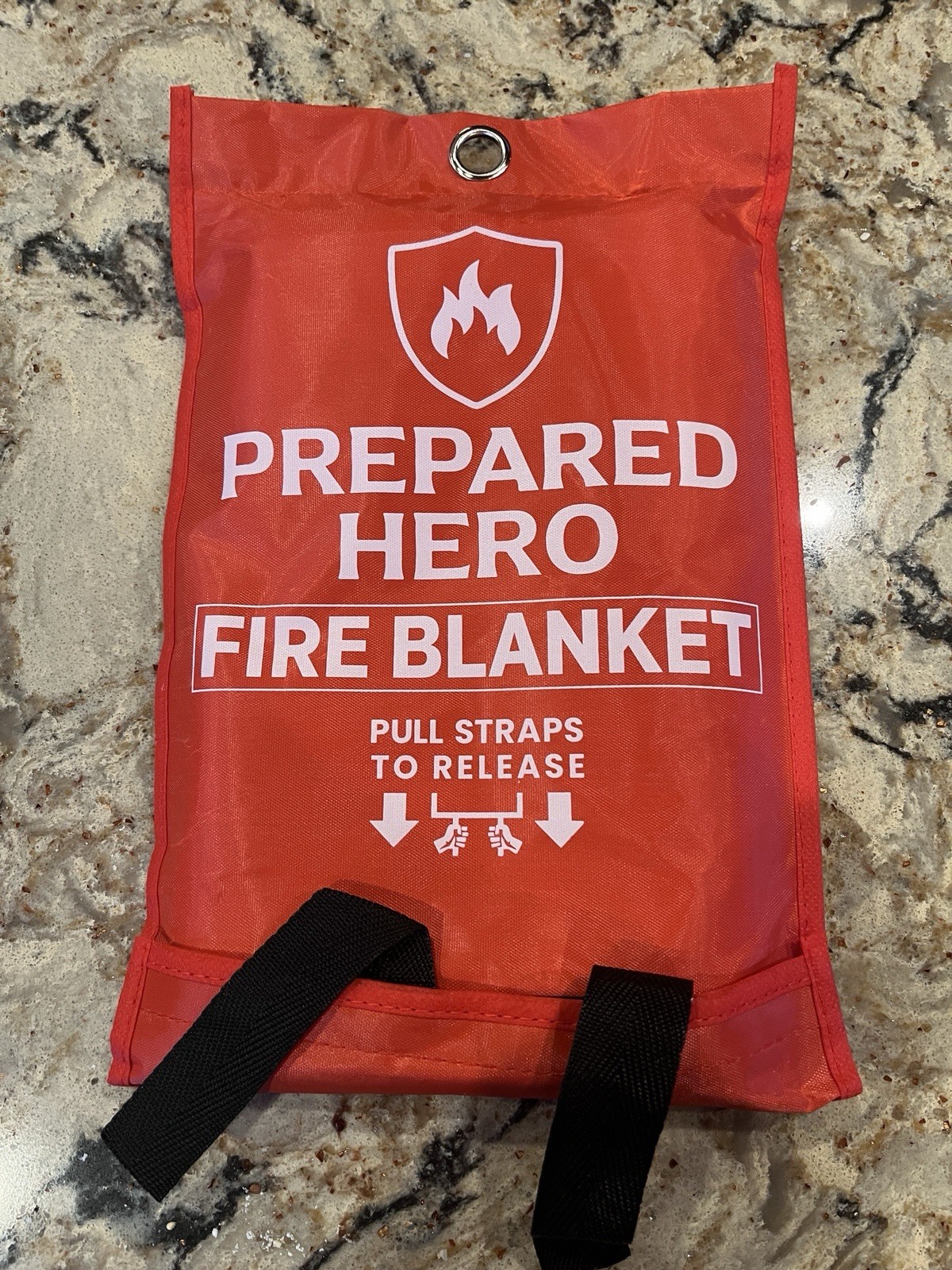 Prepared Hero Fire Blanket 39″×39″ Fiberglass Home Emergency Safety Blanket NEW