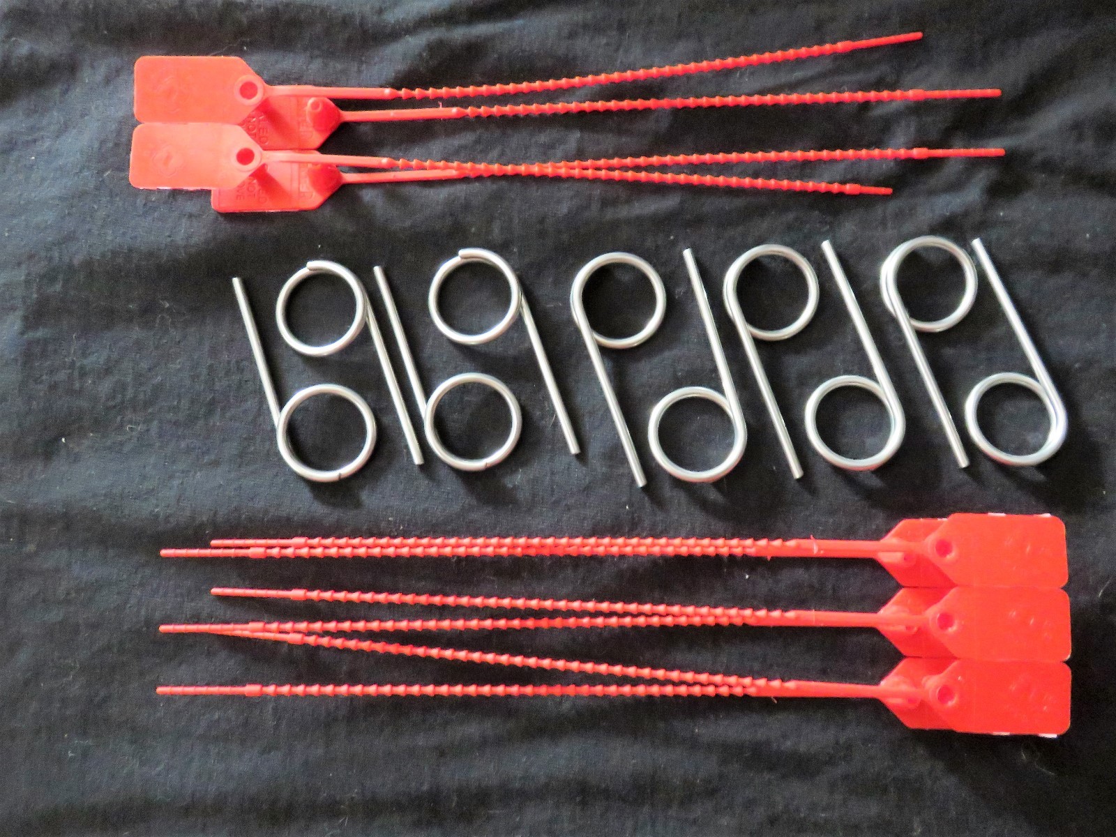 🔥🧯10-Fire Extinguisher LOCK PINS,15-TAMPER FLAG SEALS🔥🧯
