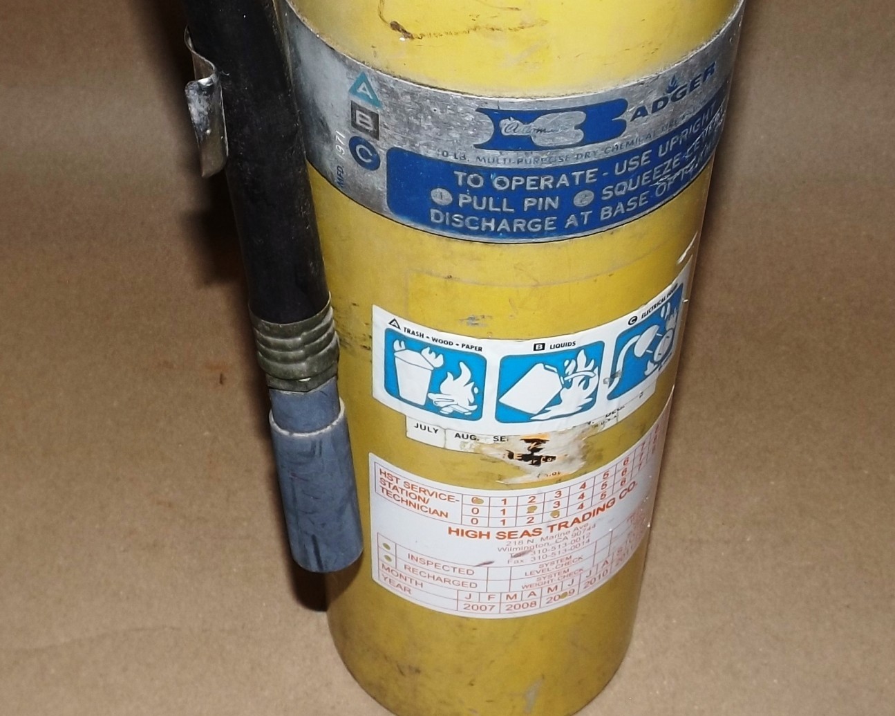 Badger 10 LB. Multi-Purpose Dry Chemical Fire Extinguisher