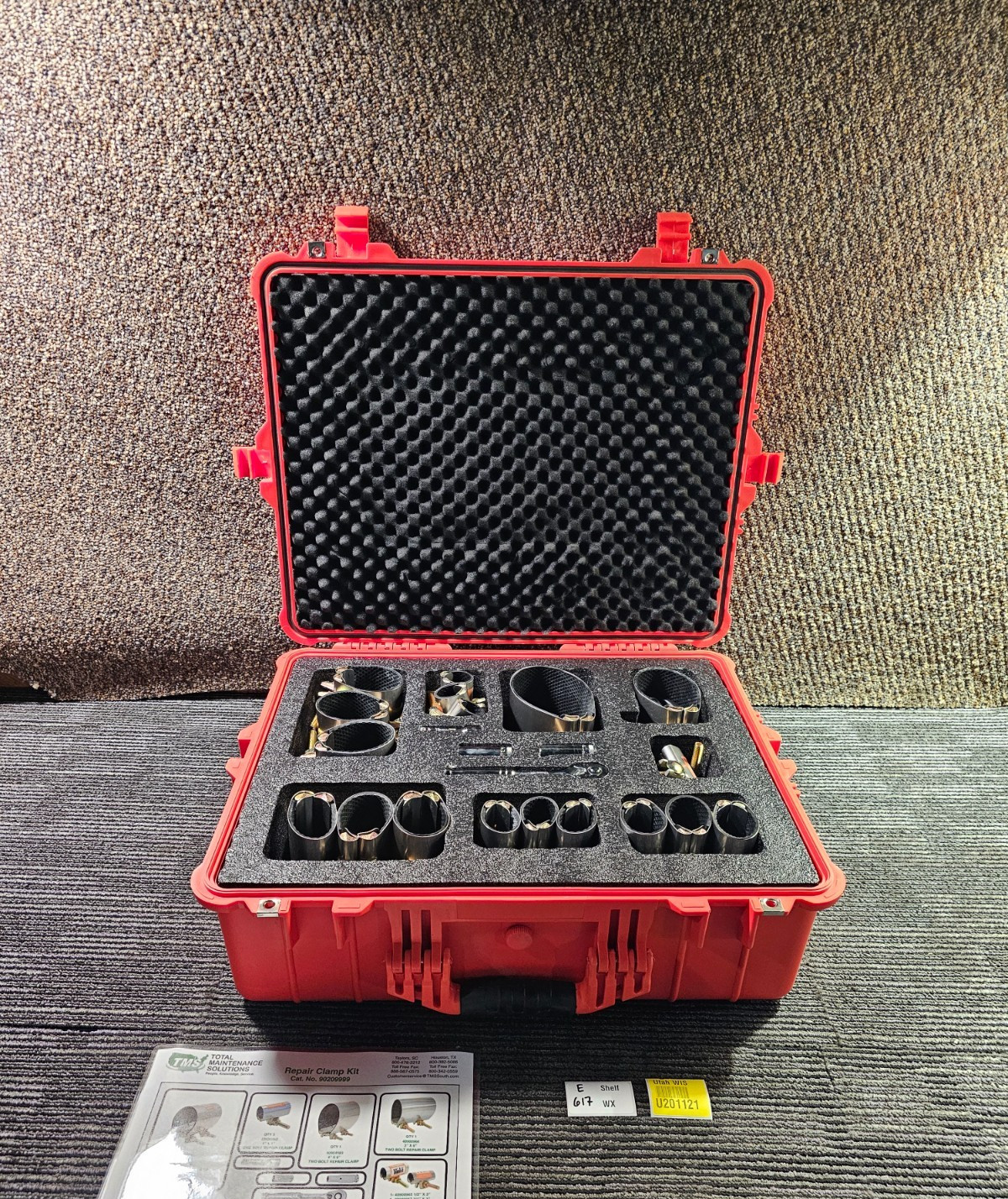 TMS 90209999 Fire Suppression Leak Repair Clamp External Pipe Leak Control