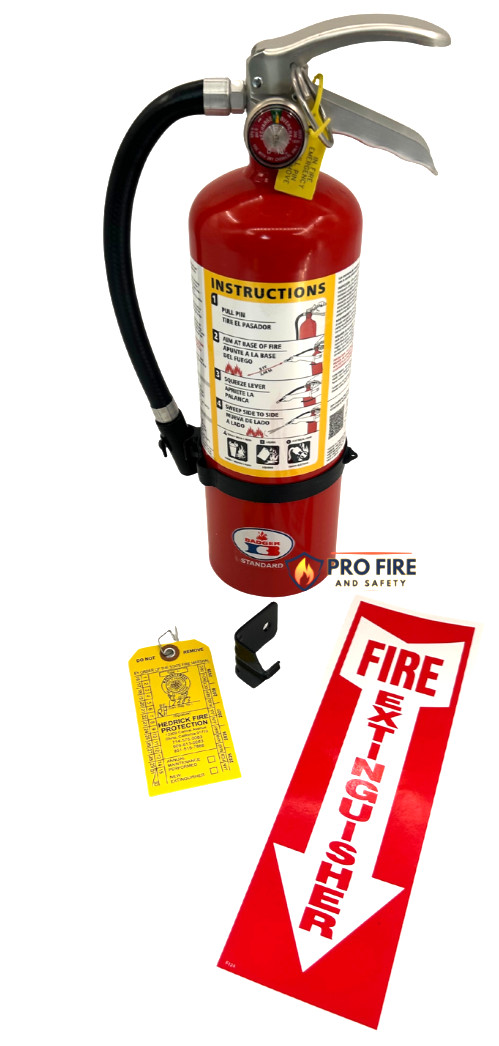 NEW 5LB Badger – ABC Dry Chemical Fire Extinguisher with cert tags STD-5MP-1